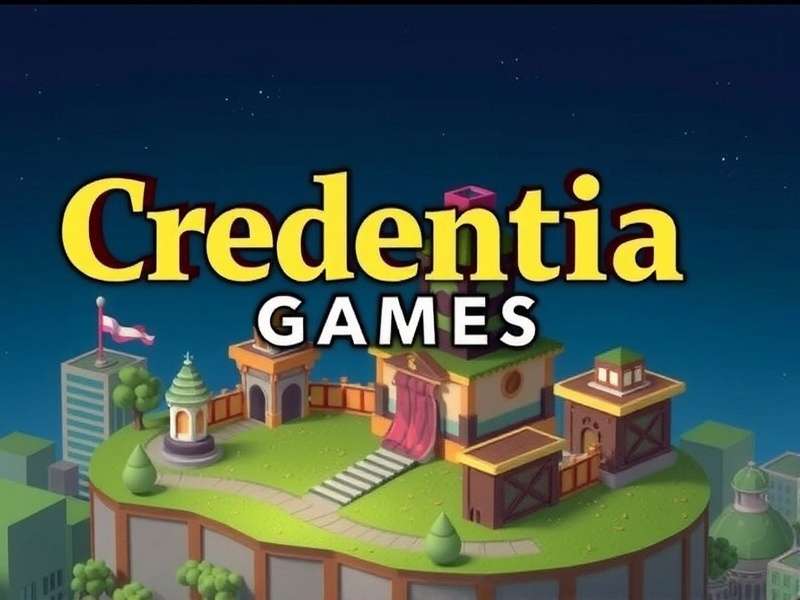 Credentia Games team collaborating in office